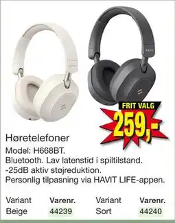 Harald Nyborg Høretelefoner tilbud