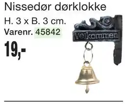 Harald Nyborg Nissedør dørklokke tilbud