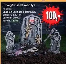 Harald Nyborg Kirkegårdssæt med lys tilbud