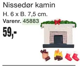 Harald Nyborg Nissedør kamin tilbud