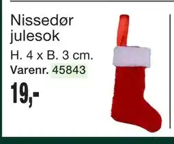 Harald Nyborg Nissedør julesok tilbud