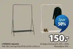 JYSK LYNGDAL tøjstativ tilbud