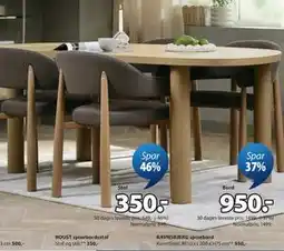 JYSK RAVNSBJERG spisebord tilbud