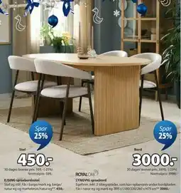 JYSK LYNGVIG spisebord tilbud