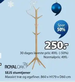 JYSK SEJS stumtjener tilbud
