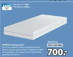 JYSK KAMELVA springmadras tilbud