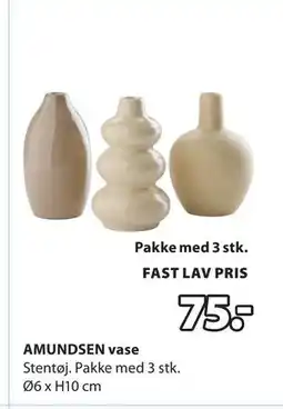 JYSK AMUNDSEN vase tilbud