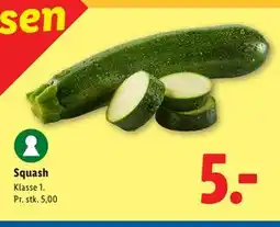 Lidl Squash tilbud