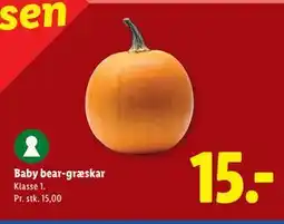 Lidl Baby bear-græskar tilbud