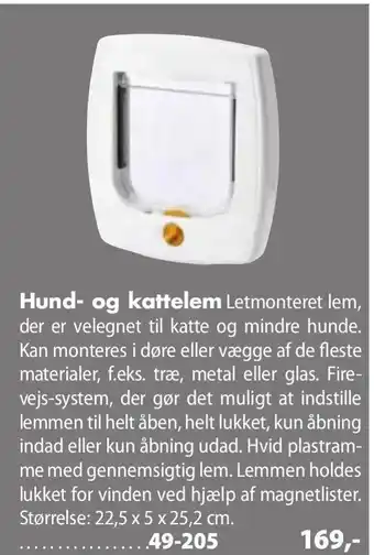 Biltema Hund- og kattelem tilbud