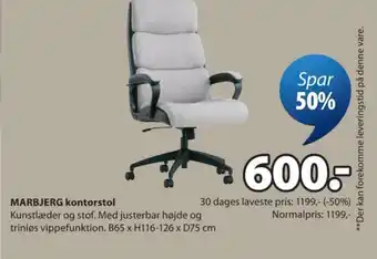 Marbjerg kontorstol