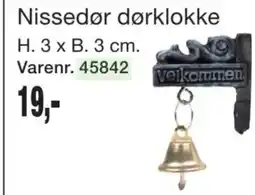 Harald Nyborg Nissedør dørklokke tilbud