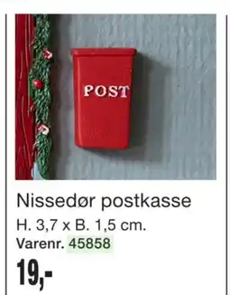 Harald Nyborg Nissedør postkasse tilbud