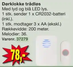 Harald Nyborg Dørklokke trådløs tilbud