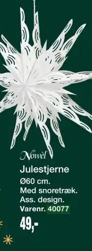 Harald Nyborg Nowel Julestjerne tilbud