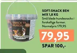 Plantorama SOFT-SNACK BEN MIX 1,8 KG tilbud