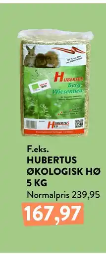 Plantorama HUBERTUS ØKOLOGISK HØ 5 KG tilbud