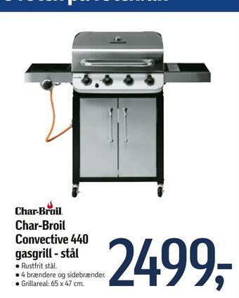 Føtex Char-Broil Convective 440 gasgrill - stål tilbud