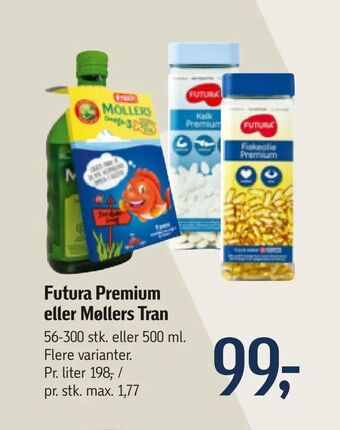 Føtex Futura Premium eller Møllers Tran tilbud