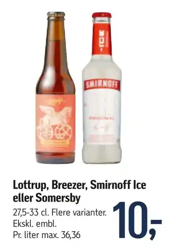 Føtex Lottrup, Breezer, Smirnoff Ice eller Somersby tilbud