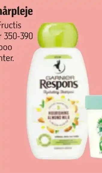 Føtex Respons almond milk shampoo tilbud
