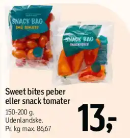 Føtex Sweet bites peber eller snack tomater tilbud