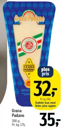 Føtex Grana Padano tilbud