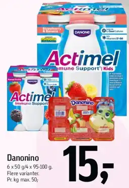 Føtex Actimel / Danonino tilbud