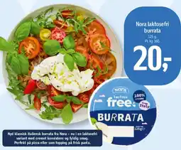 Føtex Nora laktosefri burrata tilbud