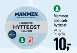 Føtex Mammen laktosefri hytteost tilbud