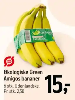 Føtex Økologiske Green Amigos bananer tilbud
