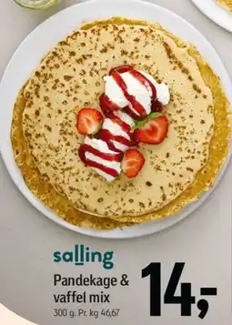 Føtex Salling Pandekage & vaffel mix tilbud