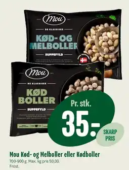Min Købmand Mou Kød- og Melboller eller Kødboller tilbud
