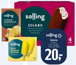 Føtex salling ispinde / iskasse (flere varianter) tilbud
