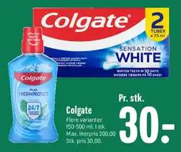 Min Købmand Colgate tilbud