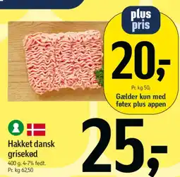 Føtex Hakket dansk grisekød tilbud