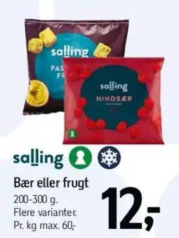 Føtex salling Bær eller frugt tilbud