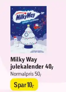 Føtex Milky Way julekalender tilbud