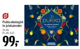 Føtex Pukka økologisk te julekalendar tilbud