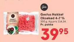 SPAR Gestus Hakket Okseskød 4-7% tilbud