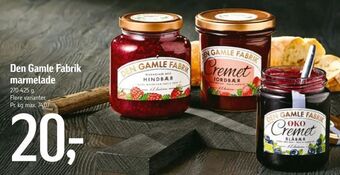 Føtex Den Gamle Fabrik marmelade tilbud