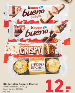 SPAR Kinder eller Ferrero Rocher tilbud