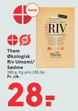 SPAR Them Økologisk Riv tilbud