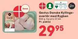 SPAR Gestus Danske Kyllingeoverlår med rygben tilbud
