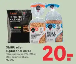 SPAR OMHU / Sigdal Knækbrød tilbud