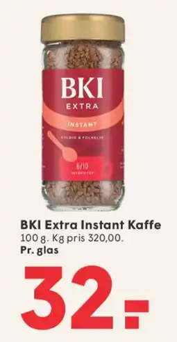 SPAR BKI Extra Instant Kaffe tilbud