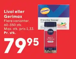 SPAR Livol eller Gerimax tilbud