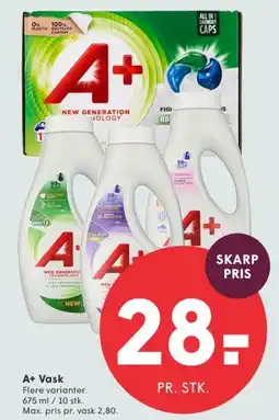 SPAR A+ Vask tilbud