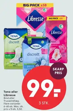 SPAR Tena eller Libresse tilbud