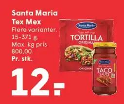 SPAR Santa Maria Tex Mex (Tortilla / Taco Sauce) tilbud